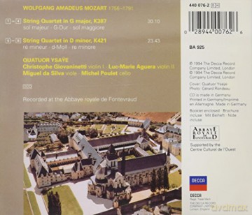 Quatuor Yasaye: Mozart:Haydn 4tets Vol.1 [CD]
