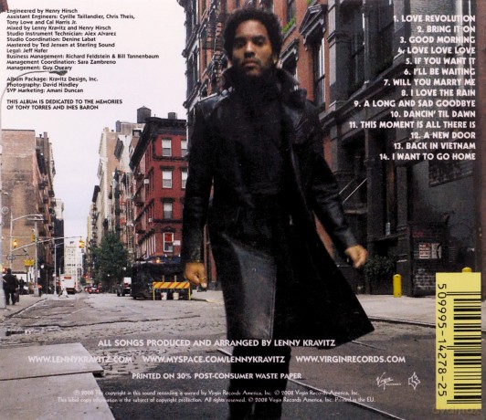 Lenny Kravitz: It Is Time for a Love Revolution [CD]