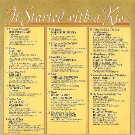 It Started With A Kiss [CD]