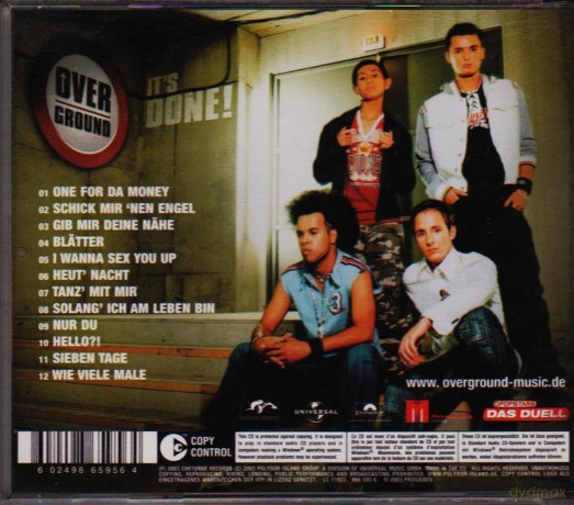 Overground: It's Done! [CD]