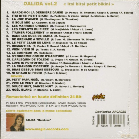 Dalida: Itsi Bitsi Petit Bikini [CD]