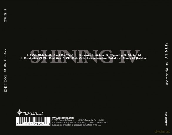 Shining: Iv - The Eerie Cold [CD]