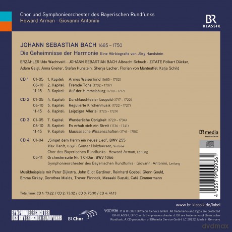 J. S. Bach: Die Geheimnisse Der Harmonie [CD]