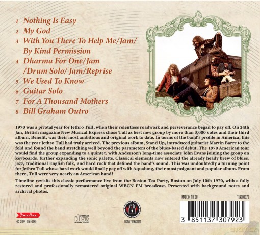 Jethro Tull: Jethro Tull - Boston Tea Party, Boston 1970 [CD]