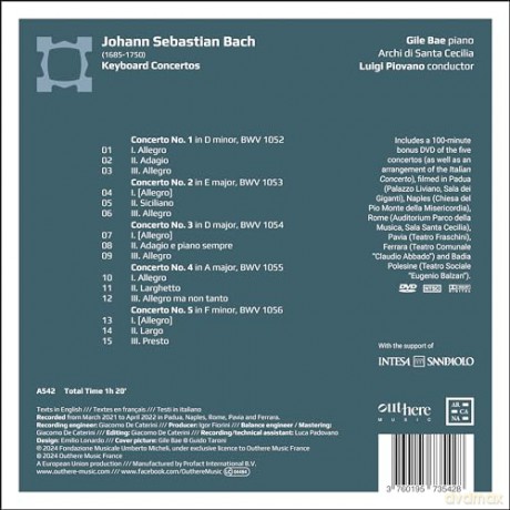 Johann Sebastian Bach - Keyboard Concertos [CD]