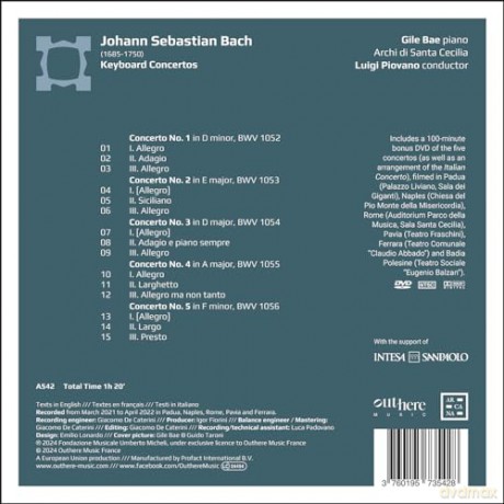 Johann Sebastian Bach - Keyboard Concertos [CD]