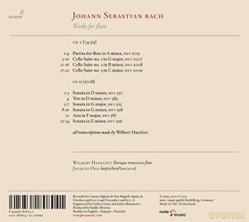Wilbert Hazelzet: Johann Sebastian Bach: Works For Flute [2CD]
