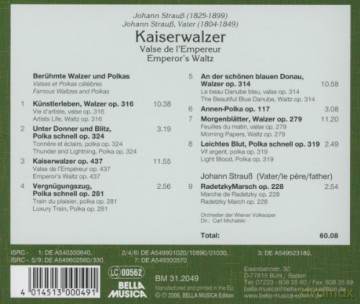 J. Strauss: Kaiserwalzer [CD]