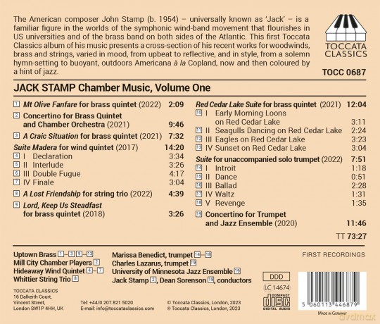 Uptown Brass/Mill City Chamber Players/+: Kammermusik, Vol. 1 [CD]