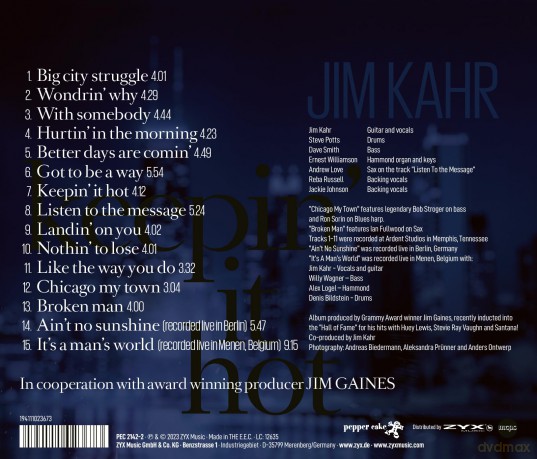 Jim Kahr: Keepin It Hot [CD]