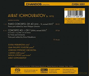 Sylvestre/Misbakhova/Ichmouratov/Lso: Klavierkonzert/Violakonzert 1 [CD]