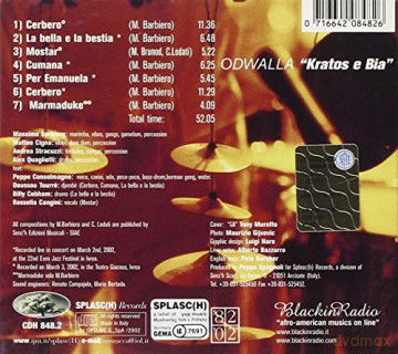 Odwalla: Kratos E Bia [CD]