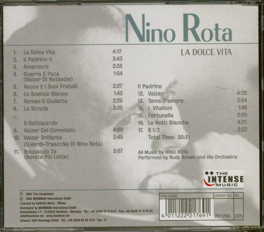Nino Rota: La Dolce Vita [CD]