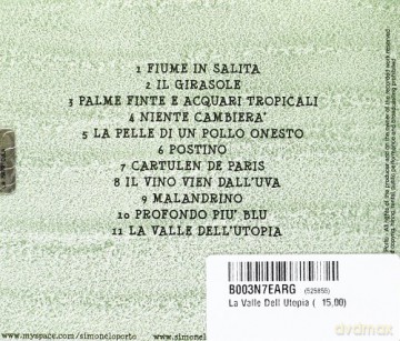 Simone Lo Porto: La Valle Dell'Utopia [CD]