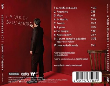 Luca Barbarossa: La Verita Sull Amore [CD]