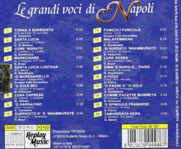 Le Grandi Voci Di Napoli [CD]