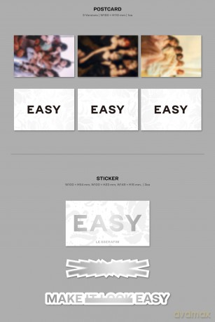 Le Sserafim: Le Sserafim - 3rd Mini Album [Easy] [CD]