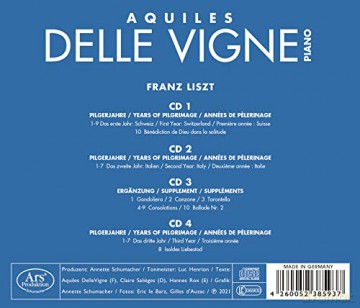 Aquiles Delle Vigne: Les Annees De Pelerinage [CD]