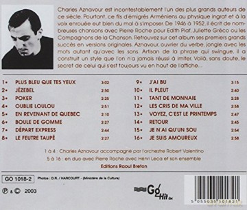 Charles Aznavour: Les Premieres Chansons [CD]