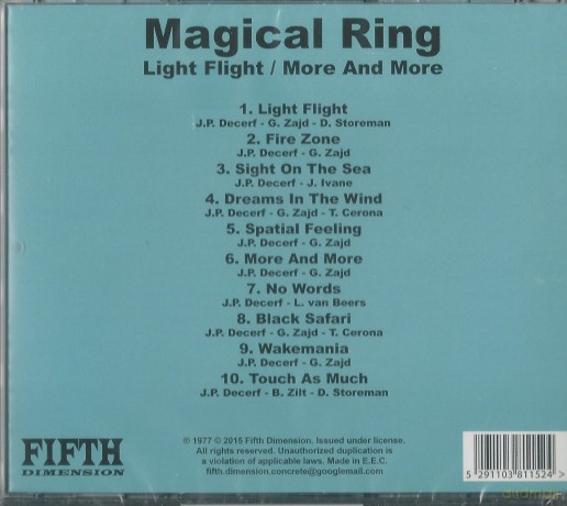 Magical Ring: Light Flight More And More [CD]