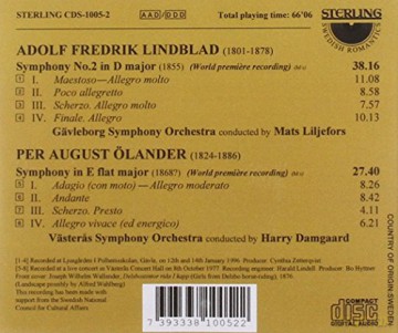Lindblad: Lindblad: Symphony [CD]