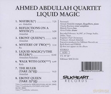 Ahmed Abdullah: Liquid Magic [CD]