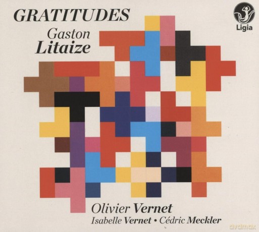 Litaize Gratitudes, Oeuvres Orgue - Olivier Vernet, Isabelle Vernet, CDric Meckler [CD]