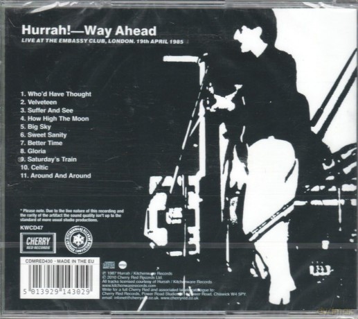 Hurrah!: Live Album [CD]