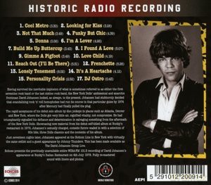 David Johansen: Live at Bunky's Madison Wi 4th July 1978 [CD]