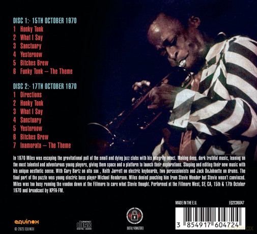 Miles Davis: Live At Fillmore West 1970 [CD]