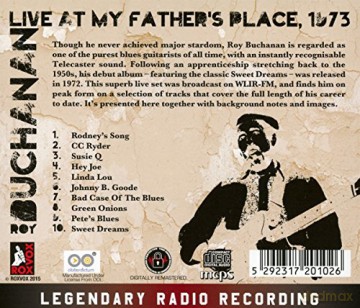 Roy Buchanan: Live at My Father's Place, 1973 [CD]