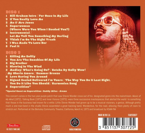 Stevie Wonder: Live Berke [2CD]