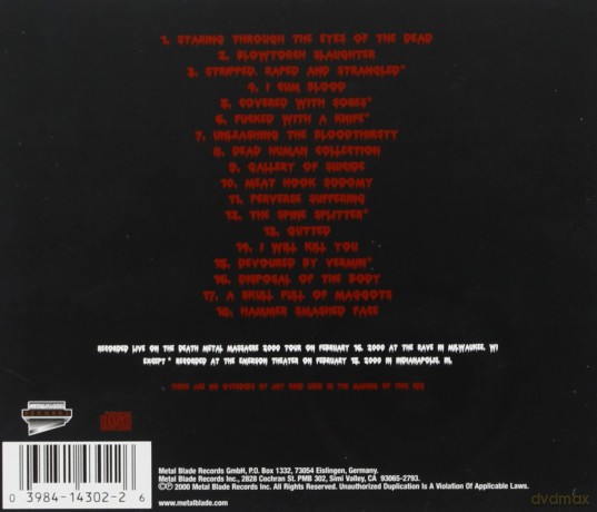 Cannibal Corpse: Live Canni [CD]