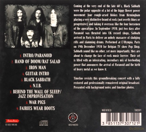 Black Sabbath: Live...L'O [CD]