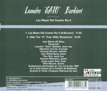 Leandro Gato Barbieri: Los Blues Del Cuarto N. 4 [CD]