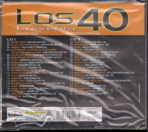 Los Cuarenta 40 [2CD]