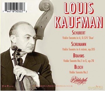 Louis Kaufman: Louis Kaufman Spielt Romantische Sonaten [CD]