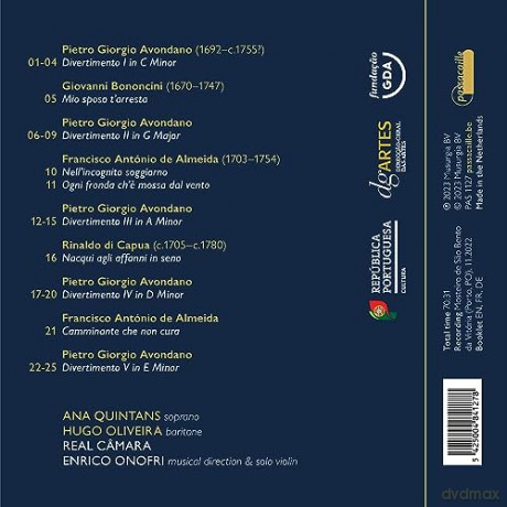 Quintans/Oliveira/Onofri; Real CÁMara: Lusitano Impero-Hidden Gems Of The Portuguese Bar. [CD]