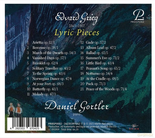 Lyric Pieces [CD]