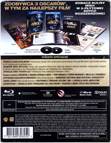 Operacja Argo - edycja rozszerzona [2xBlu-Ray]