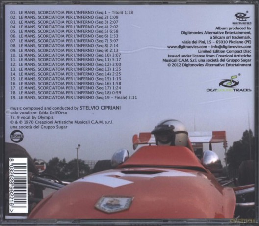 Stelvio Cipriani: Mans Scorciatoia Per Inferno [CD]