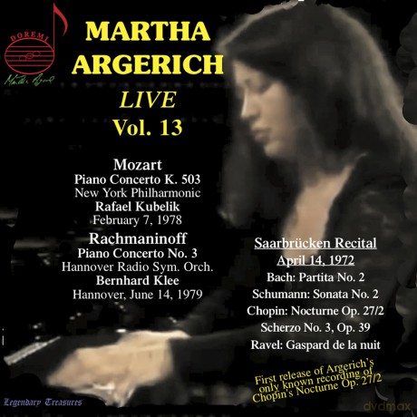 Martha Argerich: Martha Argerich: Live, Vol. 13 [CD]