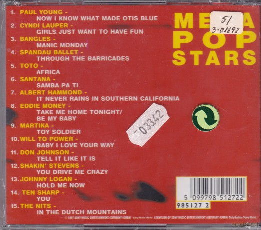 Mega Pop Stars [CD]