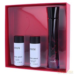Giorgio Armani Armani Code Pour Femme Zestaw - Woda Perfumowana 75ml Spray + Balsam Do Ciała 50ml + Żel Pod Prysznic 50ml [3xKOSMETYKI]