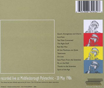 Robert Calvert: Middlesborough 1986 - the Right Stuff [CD]