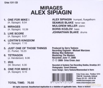 Alex Sipiagin: Mirages [CD]