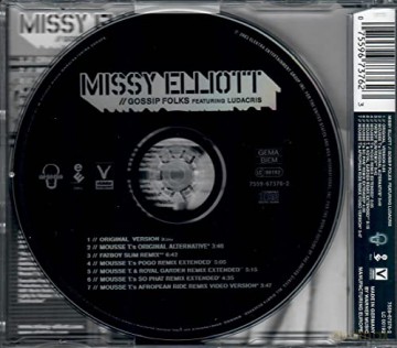Missy Elliott Featuring Ludracris - Gossip Folks [CD]