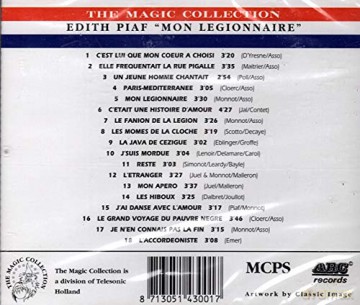 Edith Piaf: Mon Legionnaire [CD]