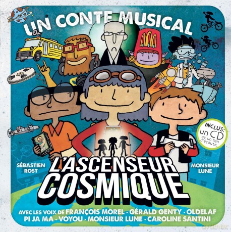 Monsieur Lune - Lascenseur Cosmique (Livre) [CD]