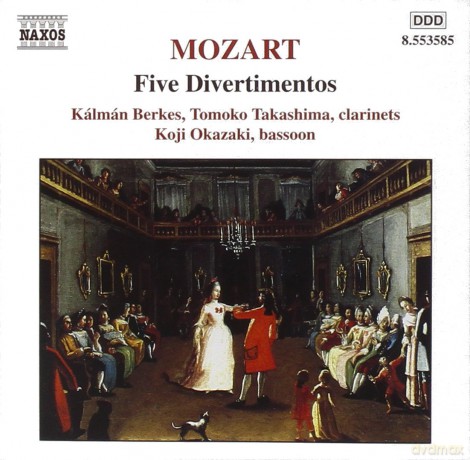 Wolfgang Amadeus Mozart: Mozart: Five Divertimentos [CD]